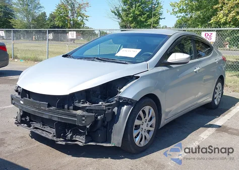 2011 Hyundai Elantra Gls from USA, damaged, VIN 5NPDH4AE7BH031361